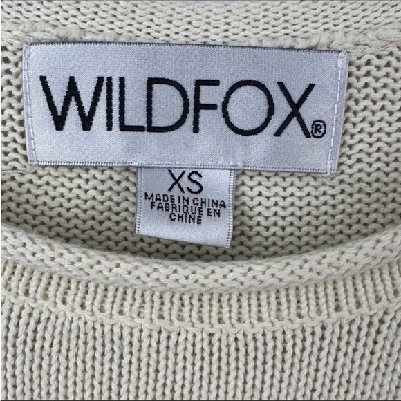 Wildfox Mermaid Distressed Pullover Sweater - Picture 4 of 9